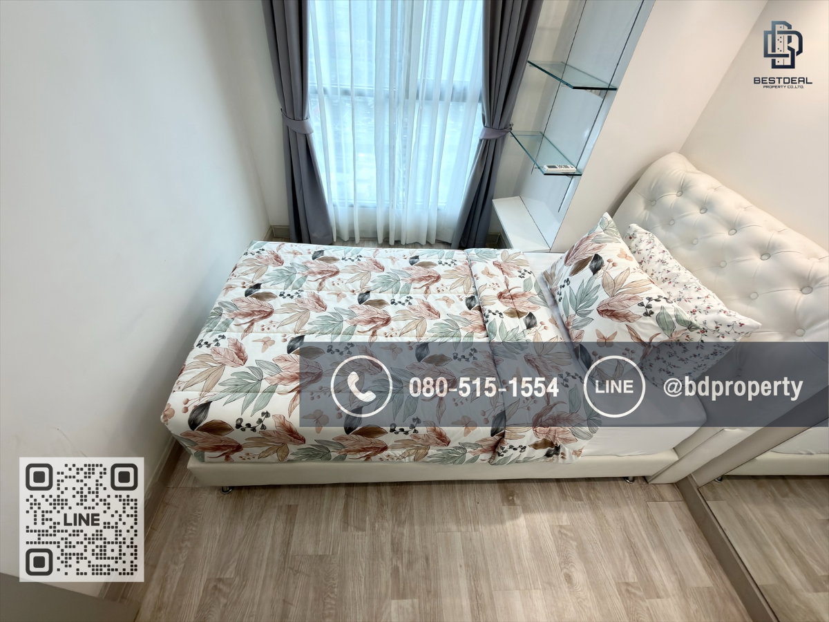 รูป Bestdeal ขายด่วน!!! 2 ห้องนอน 55 ตร.ม. ห้องสวย ชั้นสูง เครื่องใช้ไฟฟ้าครบพร้อม ขายเพียง 8.59 ล้าน* ราคาร่วมทุกค่าใช้จ่าย ใกล้MRT และ เซ็นทรัลพระราม 9 - รูปที่ 8/20