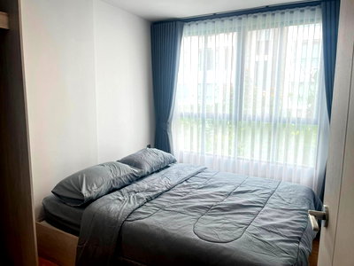 Condos for rent Rangsit Market : ✨ Brand New Room! Atmoz Kanaal Rangsit | Bldg C, 4th Floor | 28 sqm | Separate Kitchen | Fully Furnished with Washing Machine | 13,000 THB/Month 🔑