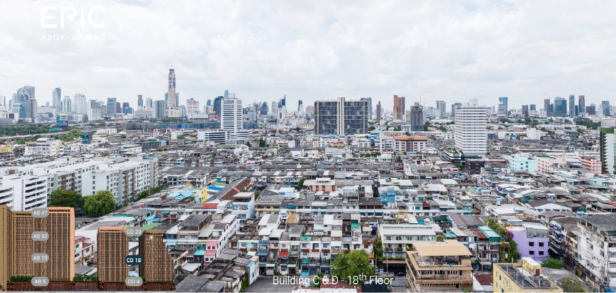รูป 🔥 ขายดาวน์ราคาดีที่สุด! NUE EPIC Asok - Rama 9 🔥 ✨ ห้องหน้ากว้าง | ชั้นสูง | วิวสวย | เพียง 2.85 ลบ. ✨ - รูปที่ 3/17