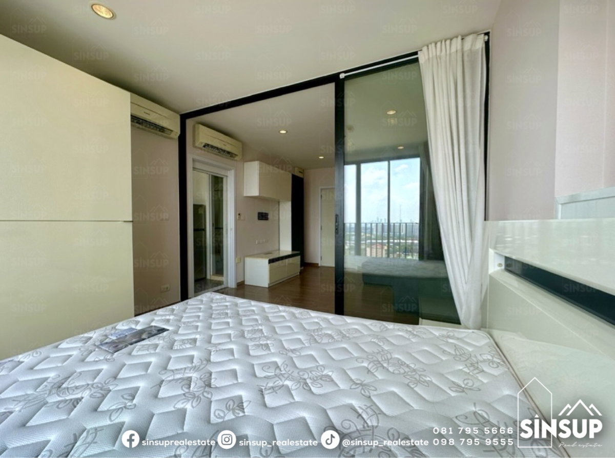 รูป 🌈 ให้เช่า 𝐓𝐡𝐞 𝐓𝐫𝐞𝐞 𝐈𝐧𝐭𝐞𝐫𝐜𝐡𝐚𝐧𝐠𝐞 วิวแม่น้ำ ชั้น 24 รีโนเวทใหม่ ใกล้ MRT บางโพ | 12,000/เดือน - รูปที่ 4/9