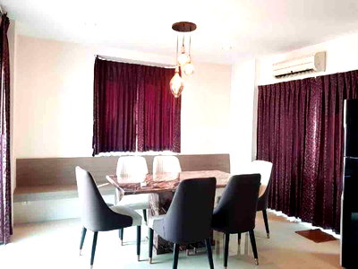 เช่าบ้านเดี่ยว MRT ห้วยขวาง : LTHC6093 – Single House Rama 9 FOR RENT 3 beds 3 baths size 300 Sq.M. Nearby MRT Rama 9 station ONLY 65k/Month