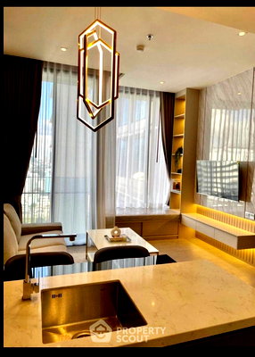 คอนโดให้เช่า : คอนโด 1-ห้องนอน ที่ ดิ เอส อโศก ใกล้ MRT สุขุมวิท (ID 2751378)