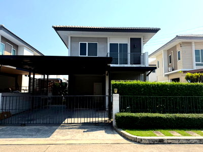 บ้านเดี่ยว ม.เทคโนโลยีพระจอมเกล้าธนบุรี : ขายบ้านเดี่ยวราคาถูกที่สุดในโครงการ ทำเลเดินทางสะดวก ใกล้เมือง ใกล้ทางด่วน  Centro Suksawat - Rama 3