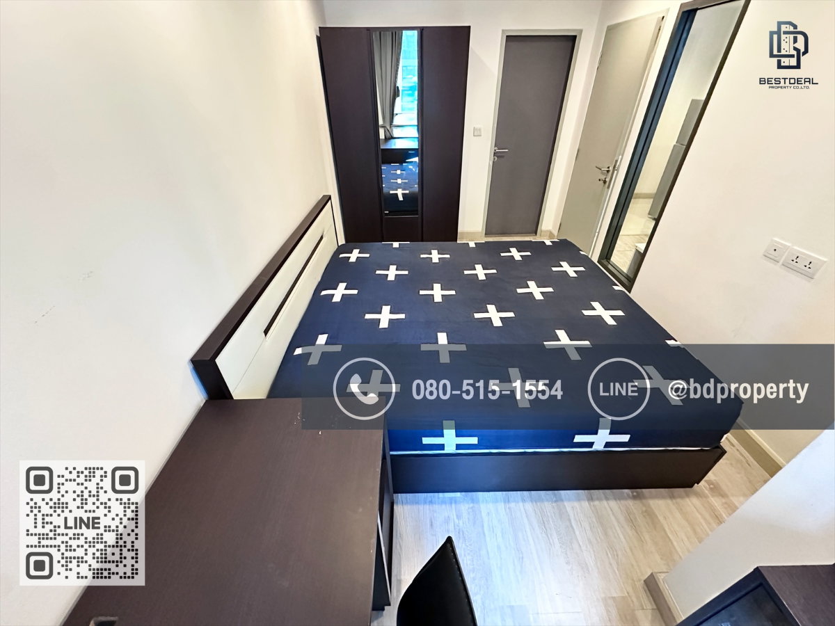 รูป Bestdeal ให้เช่า 1 ห้องนอน 31ตรม.ราคา 16,000/เดือนเท่านั้น เฟอร์นิเจอร์และเครื่องใช้ไฟฟ้าครบ“IDEO MOBI RAMA 9” ใกล้MRT และ เซ็นทรัลพระราม 9 - รูปที่ 5/11