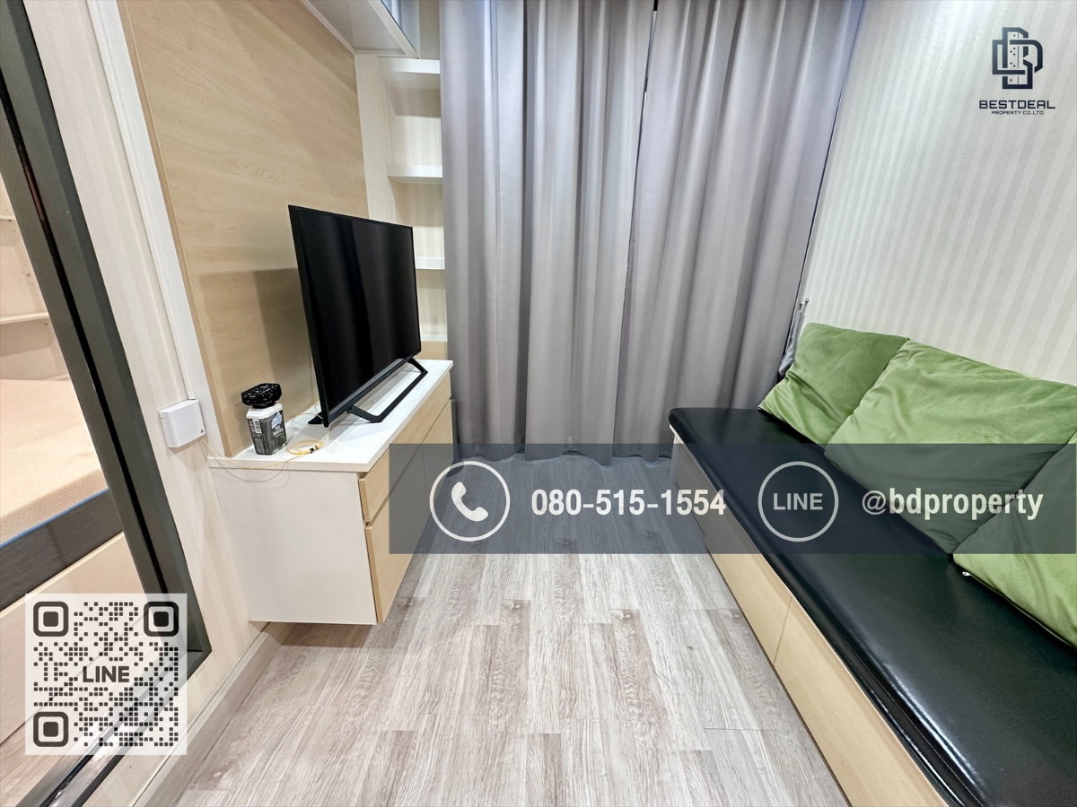 รูป Bestdeal ให้เช่า 1 ห้องนอน 31ตรม.ราคา 16,000/เดือนเท่านั้น เฟอร์นิเจอร์และเครื่องใช้ไฟฟ้าครบ“IDEO MOBI RAMA 9” ใกล้MRT และ เซ็นทรัลพระราม 9 - รูปที่ 3/14