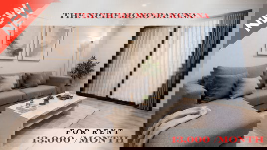 รูปภาพ 🍀🍀🍀 Fully furnished💝 ให้เช่า📌 นิช โมโน บางนา (Line:@rent2022)BTSบางนา ✨พร้อมเข้าอยู่ ✨ A10944