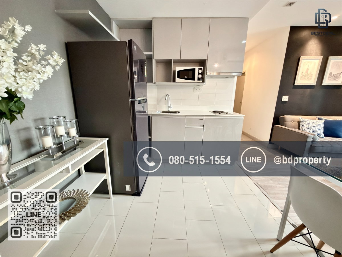 รูป Bestdeal ขายด่วน!!! 2 ห้องนอน 55 ตร.ม. ห้องสวย ชั้นสูง เครื่องใช้ไฟฟ้าครบพร้อม ขายเพียง 8.59 ล้าน* ราคาร่วมทุกค่าใช้จ่าย ใกล้MRT และ เซ็นทรัลพระราม 9 - รูปที่ 6/20