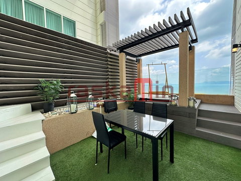 KT0326🌅Duplex 2ห้องนอน 135ตรม ตึกB ชั้นสูง🏄วิวทะเล ลานระเบียง🏖️Reflection Jomtien | รีเฟล็คชั่น จอมเทียน