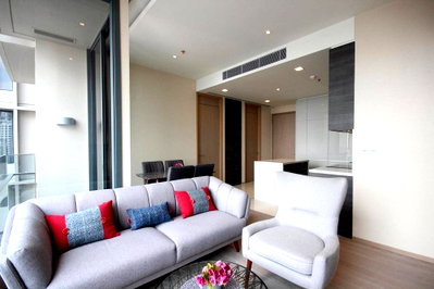 Condos for rent : LTH5811 – The ESSE Asoke FOR RENT 2 beds 2 baths size 75 Sq.M. Nearby MRT Sukhumvit station ONLY 55K / Month