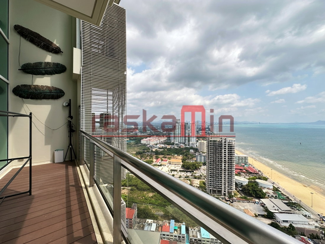 รูป KT0326🌅Duplex 2ห้องนอน 135ตรม ตึกB ชั้นสูง🏄วิวทะเล ลานระเบียง🏖️Reflection Jomtien | รีเฟล็คชั่น จอมเทียน - รูปที่ 5/12