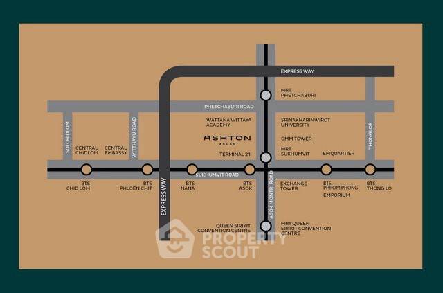 picture High-Floor 1-BR 35 Sqm Ashton Asoke near MRT Sukhumvit (70m) (ID 2449124) - 15/15