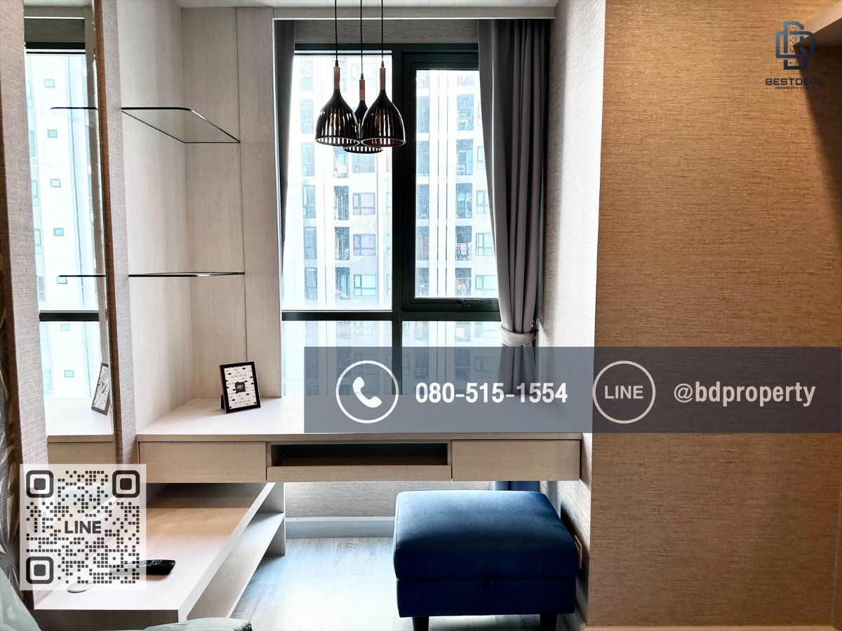 รูป Bestdeal ขายด่วน ห้องสวย เฟอร์ครบ 1Bedroom ขายเพียง 4.8 ล้านเท่านั้น  ห้องสวยเฟอร์ครบ ใกล้MRT และ เซ็นทรัลพระราม 9 เพียง 80 ม. - รูปที่ 5/12