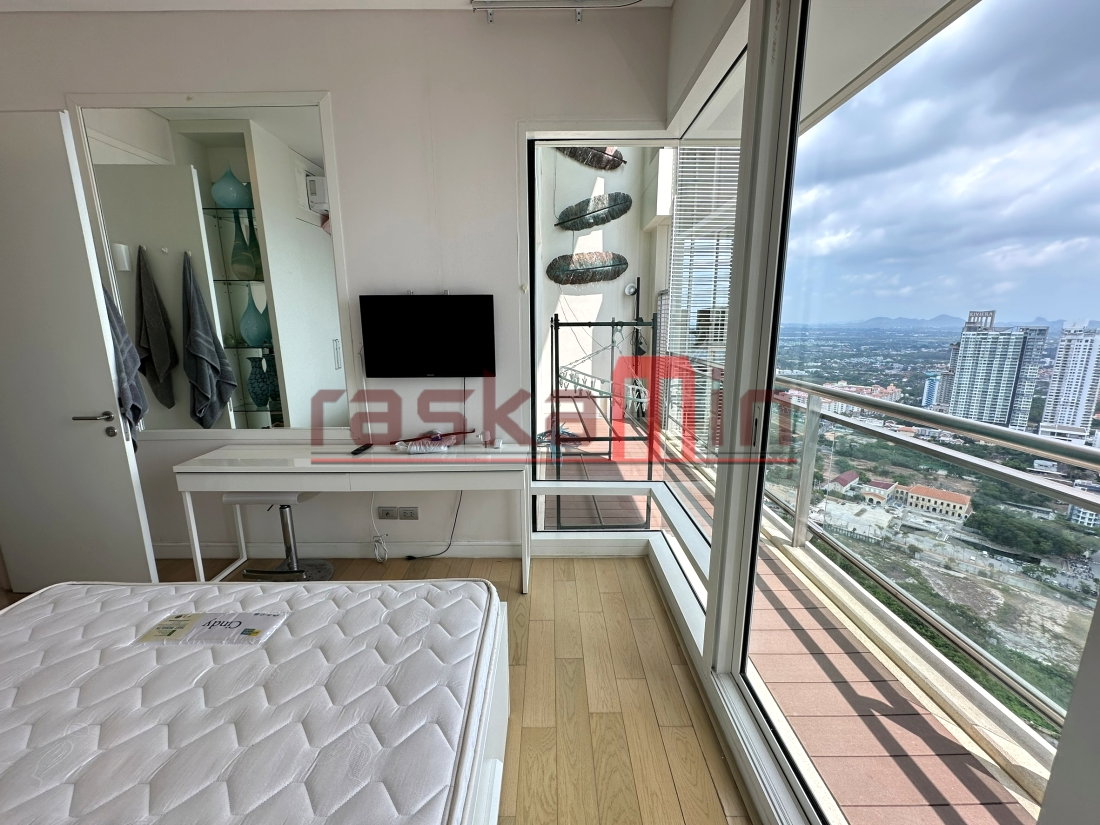 รูป KT0326📲LineID @556ryccg🌅Duplex 2ห้องนอน 135ตรม ตึกB ชั้นสูง🏄วิวทะเล ลานระเบียง🏖️Reflection Jomtien | รีเฟล็คชั่น จอมเทียน - รูปที่ 8/13