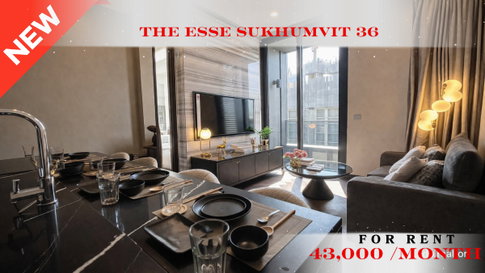 🍀🍀 Prime Condo Location 🚆 📌 For Rent: The ESSE Sukhumvit 36 🚆 Near BTS Thong Lo(Line: @rent2022) ✨ Ready to move in ✨  Property Code: A06182