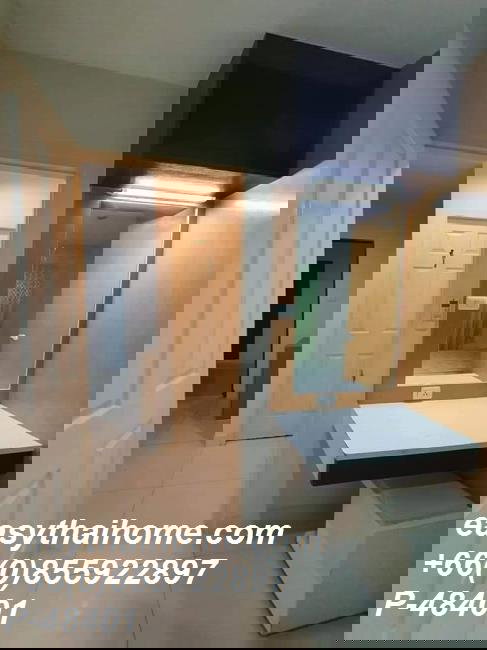 รูป P-48401 วิวสระว่ายน้ำ! 2 ห้องนอน The Green 2 สุขุมวิท 101 ใกล้ BTS ปุณณวิถี 13,000 บาท | Line Id: @easythaihome | 085-592-2897 - รูปที่ 7/10