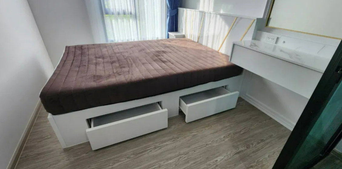 รูป ✨ ให้เช่า คอนโด RYE หัวหมาก 1 นอน 30 ตรม ชั้น 2 ใกล้แอร์พอร์ตลิงก์หัวหมาก 10000 บาท 🏡💖 - รูปที่ 4/10