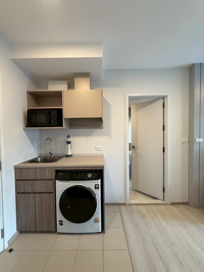 รูป T1111 พลัม คอนโด สุขุมวิท 62 (Plum Condo Sukhumvit 62) ห้องสวย เฟอร์นิเจอร์ครบ + เครื่องใช้ไฟฟ้าครบ ใกล้ BTS บางจาก - รูปที่ 3/10