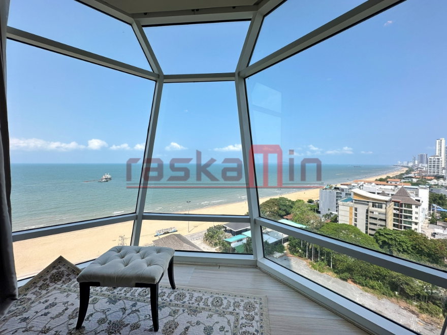 รูป KT0329📲LineID @556ryccg🌅3ห้องนอน 1ห้องแม่บ้าน 217ตรม ตึกA ⛵วิวทะเล ระเบียงกว้าง🏖️Reflection Jomtien | รีเฟล็คชั่น จอมเทียน - รูปที่ 6/17