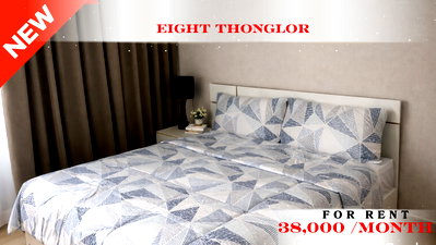 Condos for rent : 🍀🍀 Fully Furnished 💝 📌 For Rent: Eight Thonglor Residence 🚆 Near BTS Thong Lo (Line: @rent2022 )✨ Ready to move in ✨  Property Code: A10961 