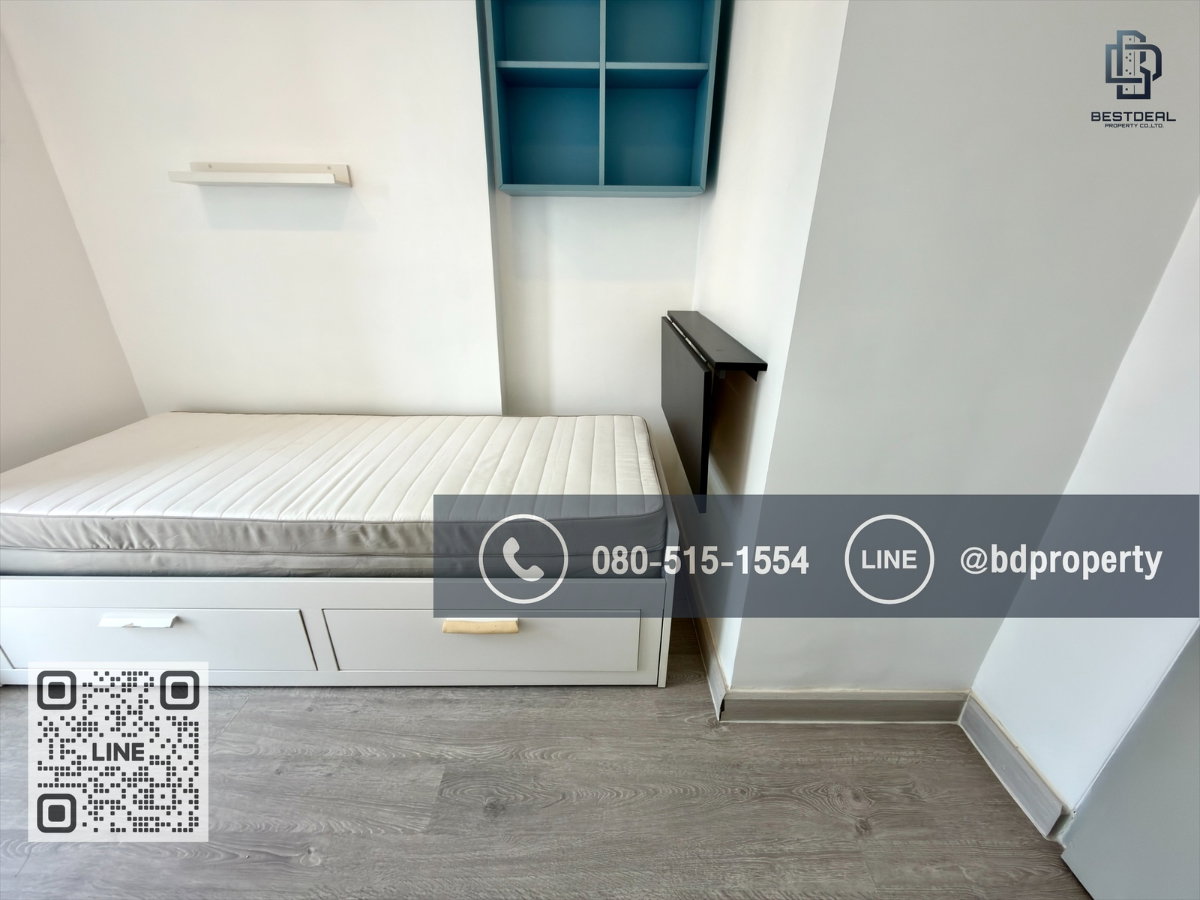 รูป estdeal ให้เช่า Duplex 2 Bed  ราคา 26,000 เดือนเท่านั้น ห้องสวย Fully Furnished พร้อมเข้าอยู่ใกล้MRT และ เซ็นทรัลพระราม 9 เพียง 80 ม. - รูปที่ 5/16