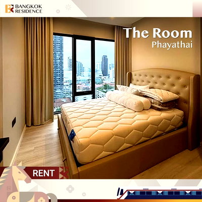 คอนโดให้เช่า :  Condo For Rent 💚 The Room Phayathai ใกล้ ARL ราชปรารถ 30K 🧸 1 ห้องนอน ห้องตกแต่งสวยมาก เฟอร์ครบ  