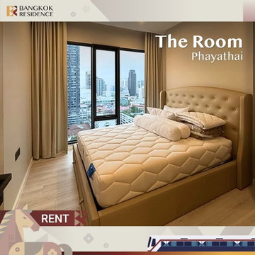  Condo for Rent 💚 The Room Phayathai, Near ARL Ratchaprarop, 30K 🧸 1-bedroom unit, beautifully decorated, fully furnished 