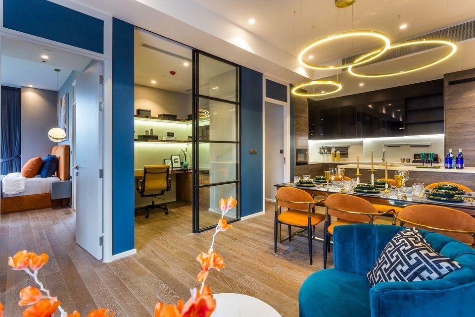 รูป LTH6809 – MUNIQ Langsuan FOR RENT 2 beds 2 baths Size 96 Sq.M.Near BTS Phloen Chit stations ONLY 130k/month - รูปที่ 1/5