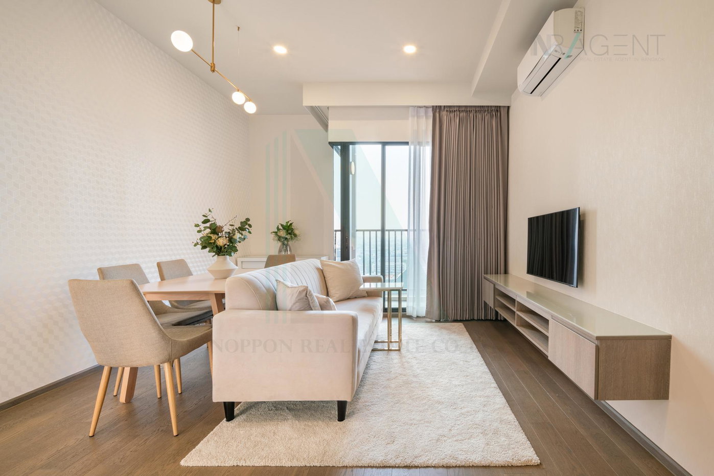 รูป 🎉 ให้เช่าคอนโด พาร์ค ออริจิ้น พญาไท อาคาร 1 ชั้น 21 2 ห้องนอน ขนาด 55 ตรม ใกล้ เซ็นจูรี่ มอลล์ - รูปที่ 4/8