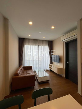 1 Bed with Bathtub Large Room Fully furnished Good Location Close To MRT Thailand Cultural Centre Station @ IVY Ampio