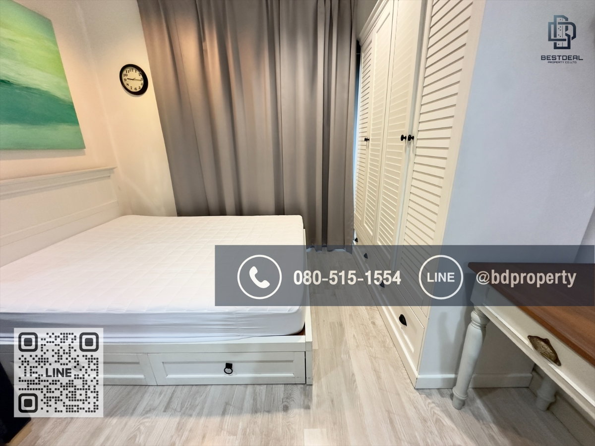 รูป Bestdeal ขายด่วน Studio 22 sqm.ห้องสวย เฟอร์ครบ ขายเพียง 3.19 ล้านเท่านั้น ดูลงทุนไม่ควรพลาด ใกล้MRT และ เซ็นทรัลพระราม 9 เพียง 80 ม. - รูปที่ 8/14