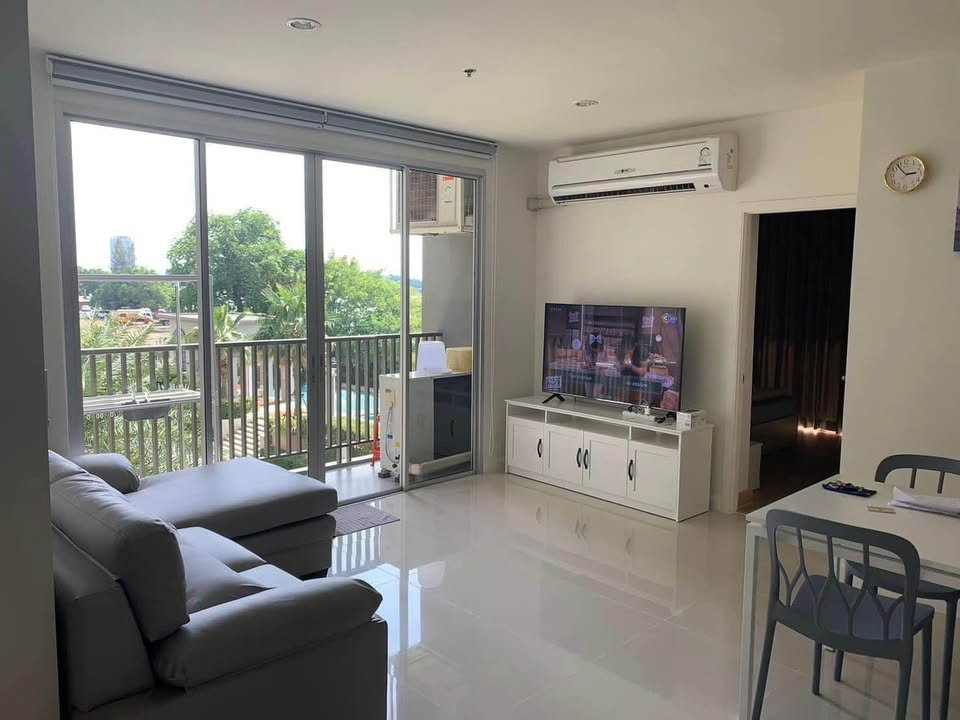 รูป K-059💢เช่า25,000 🌵🌈คอนโด Manor สนามบินน้ำ🌵🌈 2 ห้องนอน 🔰 ห้องมุม วิวสระว่ายน้ำ และแม่น้ำเจ้าพระยา เฟอร์ครบพร้อมอยู่ ✨ - รูปที่ 5/8