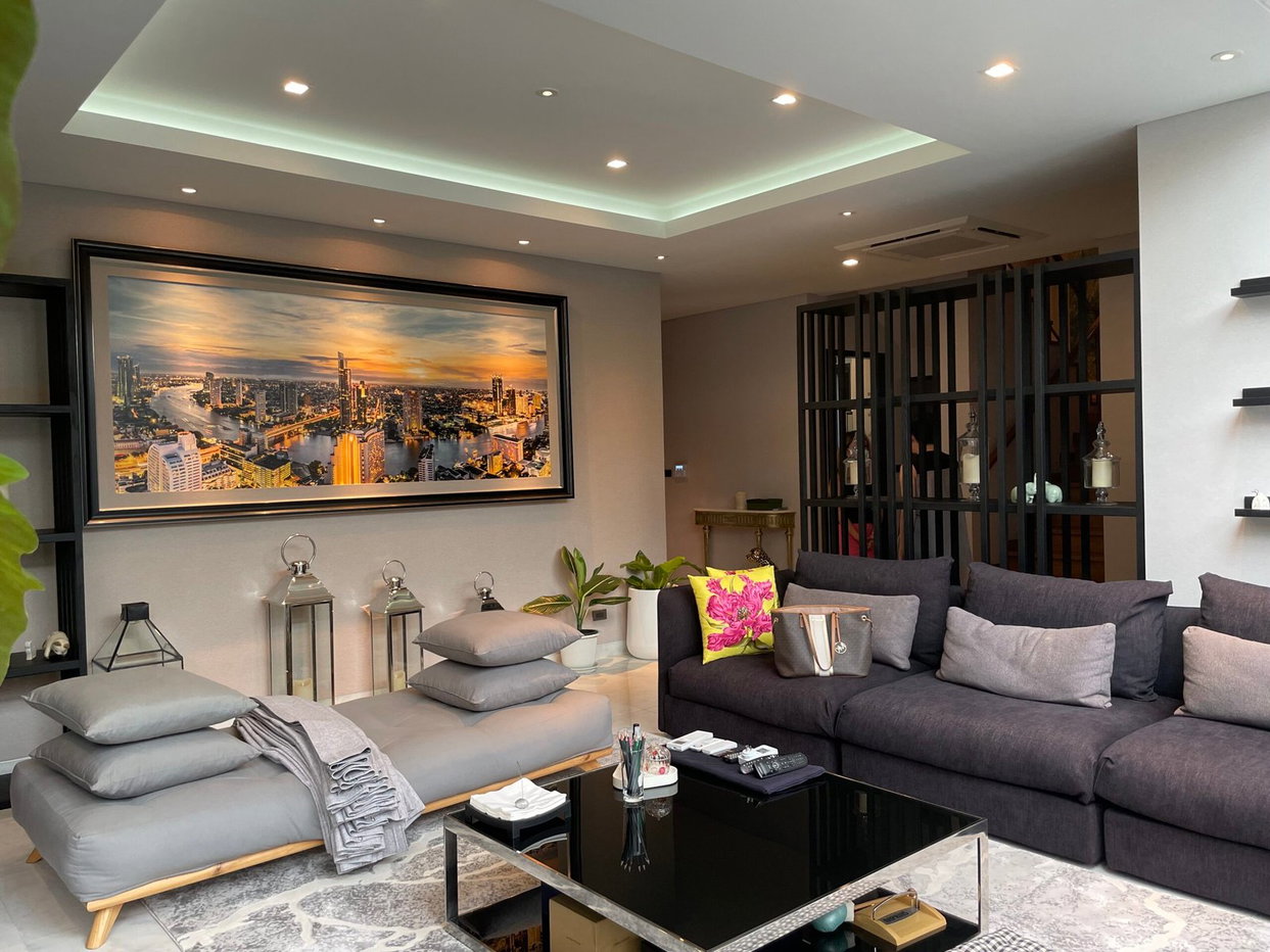 รูป LTHC7145 – House with Private Swimming Pool in Rama 3 FOR RENT 4 beds 7 baths Size 550 Sq.M. Near BTS Chong Nonsi Station ONLY 550k/month - รูปที่ 5/8