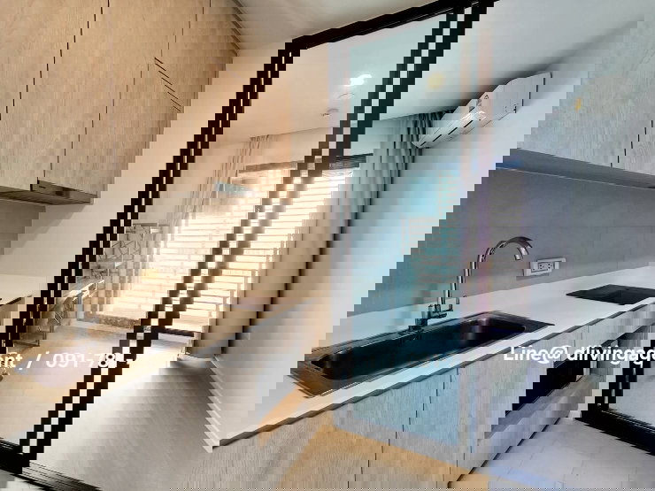 รูป ปล่อยเช่าห้อง 1 plus ทำเป็น 2 ห้องนอนได้ วิวโล่ง ไม่โดนแดด - รูปที่ 6/8