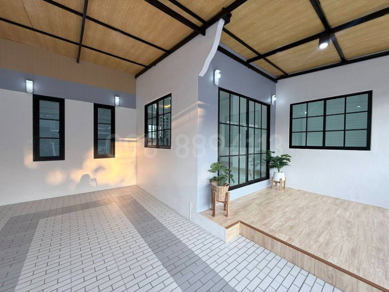 รูป ขายบ้านแฝด 1 ชั้น ม.นันทวัน 4 ซ.เลียบวารี 53 เนื้อที่ 27.6 ตรว 3นอน 2น้ำ ปูกระเบื้องใหม่ทั้งหลัง - รูปที่ 2/8