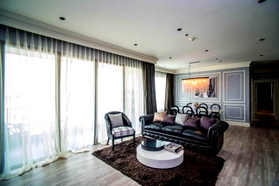 คอนโดให้เช่า : LTH6668 – Penthouse at The Emporio Place FOR RENT 3 beds 4 baths Size 170 Sq.M.Near BTS Phrom Phong stations ONLY 160k/month
