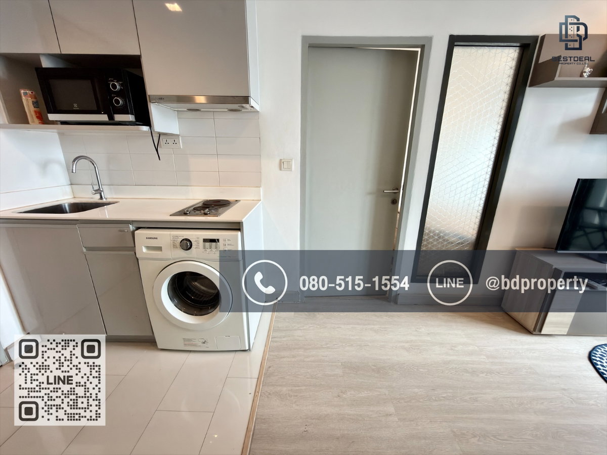 รูป Bestdeal ขายด่วน 1Bedroom ห้องสวย เฟอร์ครบ ขายเพียง 4.39 ล้านเท่านั้น ซื้ออยู่เองหรือลงทุนคุ้มมากใกล้MRT และ เซ็นทรัลพระราม 9 เพียง 80 ม. - รูปที่ 10/13