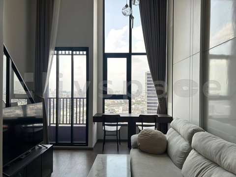 ▚ LH174ツ ให้เช่า: Park Origin Chula-Samyan 1BR (Loft) 34ตรม. 32K🏙️✨ ห้องเพดานสูง Loft สเปกหรู ระบบออโต้ทั้งห้อง สัญญาขั้นต่ำ 6 เดือน!