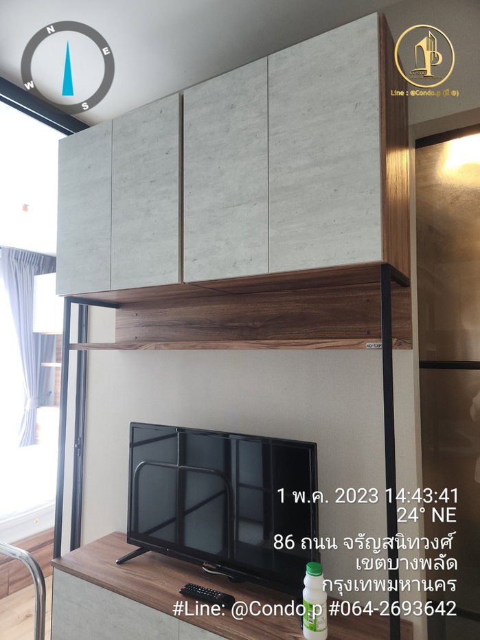 รูป 🎈#PC2403_281 🎈💥ด่วน💥ว่าง 30เม.ย 69 รีบคลิก ก่อนหลุดมือ‼️ 𝗙𝗼𝗿 𝗥𝗲𝗻𝘁1️⃣0️⃣ k.🔥#ใกล้MRTสิรินธร คอนโด บริกซ์คอนโดจรัญสนิทวงศ์64 - รูปที่ 7/9