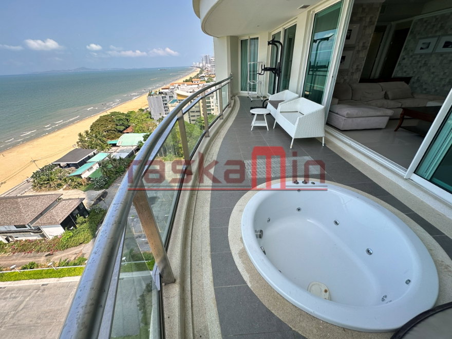 รูป KT0329📲LineID @556ryccg🌅3ห้องนอน 1ห้องแม่บ้าน 217ตรม ตึกA ⛵วิวทะเล ระเบียงกว้าง🏖️Reflection Jomtien | รีเฟล็คชั่น จอมเทียน - รูปที่ 5/17