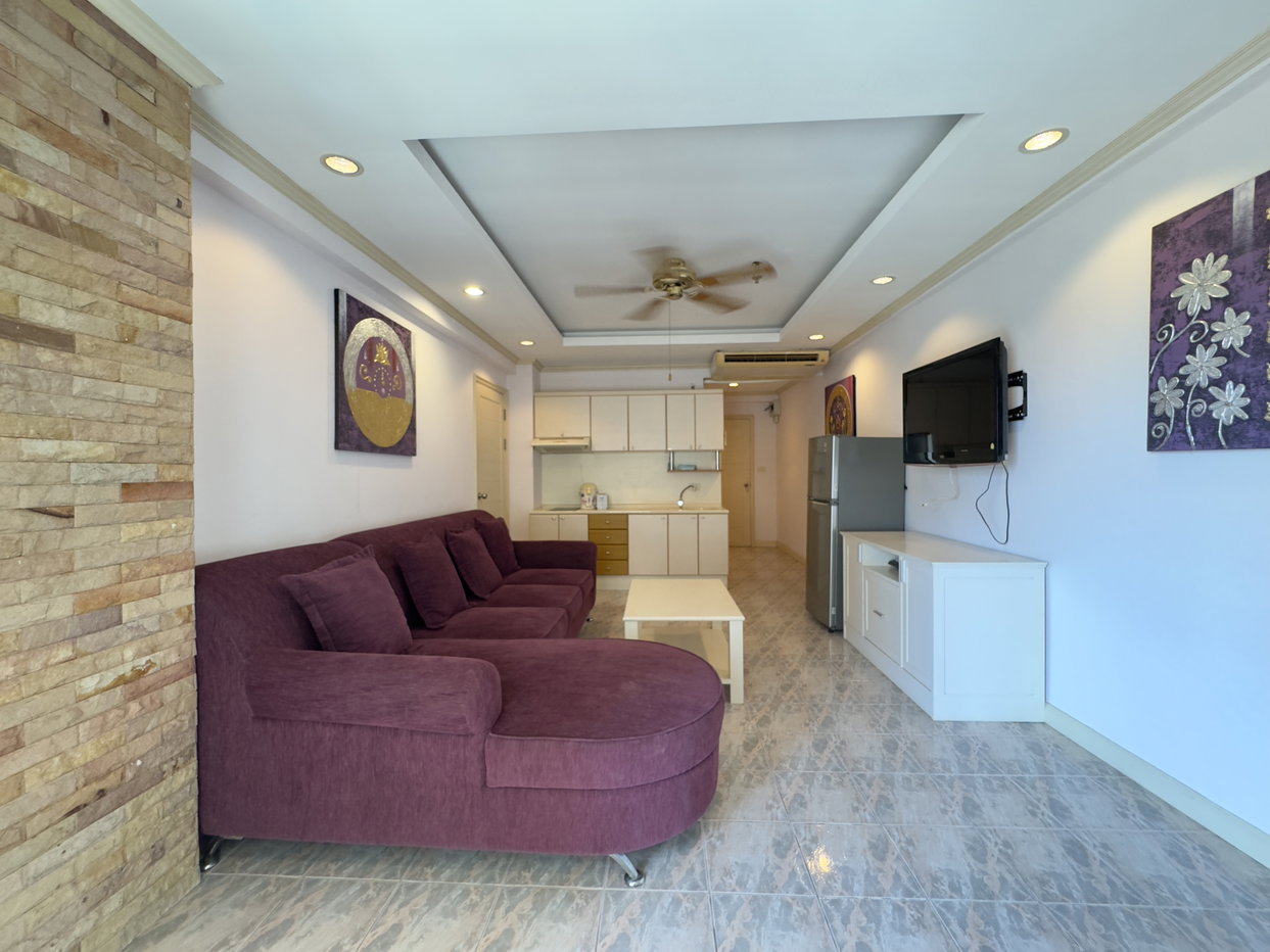 รูป 1 Bed Condo for Rent at Jomtien Beach Condominium in Pattaya - รูปที่ 2/14