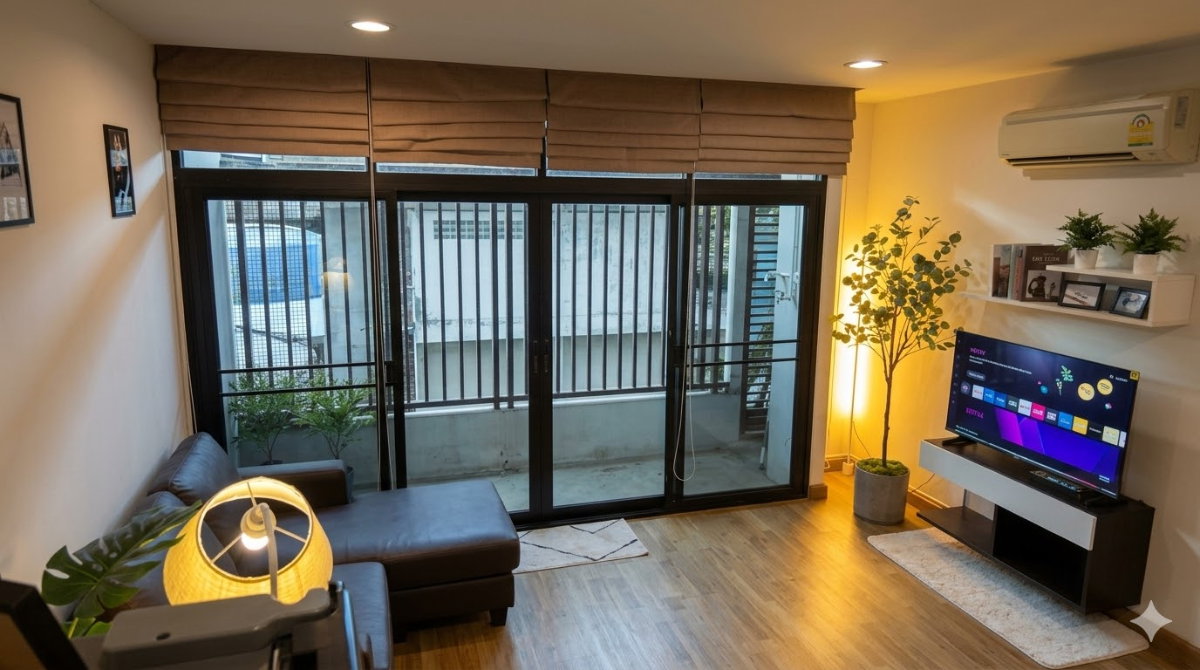 รูป 🔥 ห้องใหญ่ 43 ตร.ม.! บ้านนวธารา 1 นอน ชั้น 1 อยู่สบาย พื้นที่เยอะ ห้องหายากมาก - รูปที่ 9/12
