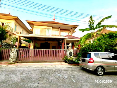 บ้านเดี่ยว ชลบุรี : บ้านเดี่ยว สำหรับขาย เซนสิริโฮม กระทิงลาย หนองปลาไหล บางละมุง ชลบุรี