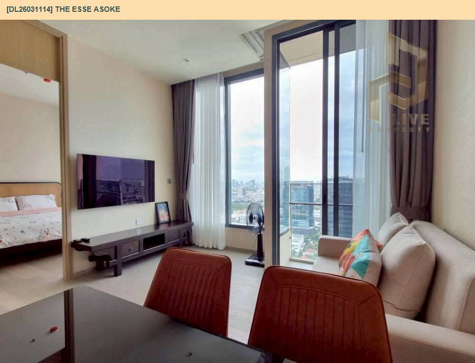 รูป DL26031114 ขายคอนโด ดิ เอส อโศก (The ESSE Asoke) ใกล้ BTS อโศก พร้อมเข้าอยู่ โทรด่วน 0614453194 LineID @162cjixi - รูปที่ 6/8