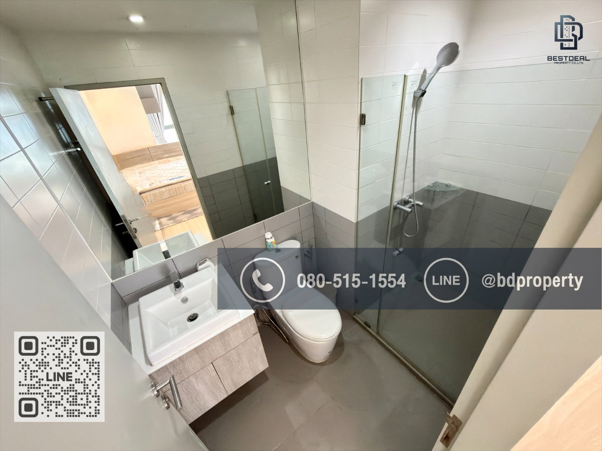 รูป Bestdeal ขายด่วน 1Bedroom ห้องสวย เฟอร์ครบ ขายเพียง 4.39 ล้านเท่านั้น ซื้ออยู่เองหรือลงทุนคุ้มมากใกล้MRT และ เซ็นทรัลพระราม 9 เพียง 80 ม. - รูปที่ 11/13