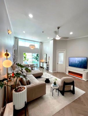 Condos for rent Sukumvit 61 : Bangkok Sukhumvit61. 3beds 120sq.m. Line id: @pfagent