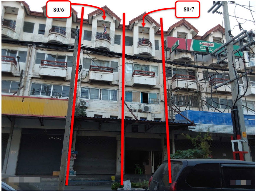 รูป อาคารพาณิชย์ 44 ตร.วา อำเภอบางปะอิน พระนครศรีอยุธยา 7.6M - รูปที่ 2/6