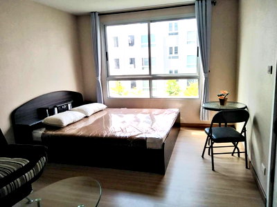 เช่าคอนโด ตลาดรังสิต : P. พลัมคอนโดพหลโยธิน89  ห้องราคาถูก ตกแต่งครบ ใกล้ม.รังสิต 🔥