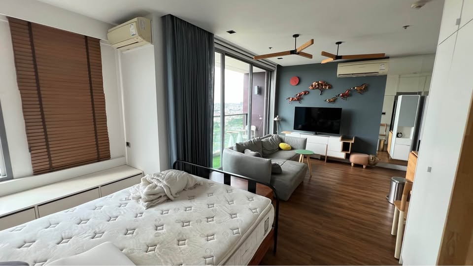 รูป K-061💢เช่า22,000 🌵🌈 Vantage รัชวิภา 🌵🌈ห้องมุม ได้วิวทั้งเหนือและใต้ ตกแต่งพร้อมอยุ่ เฟอร์นิเจอร์ครบตามรูป - รูปที่ 8/16