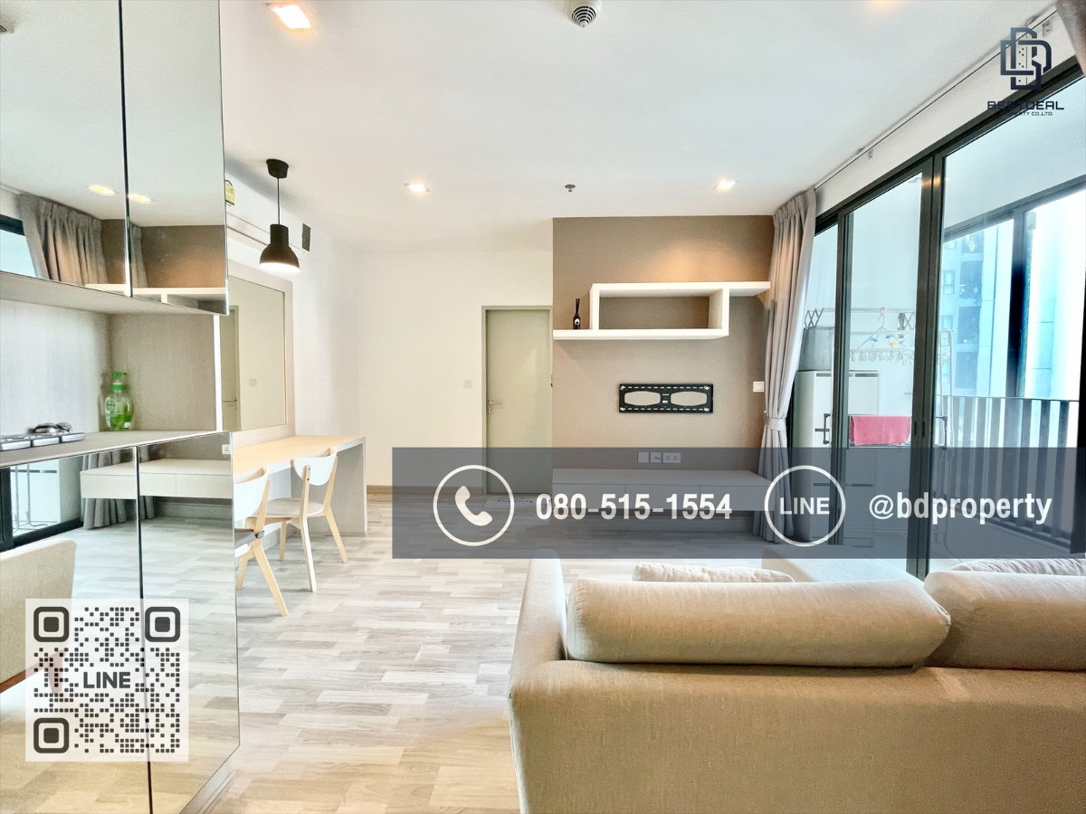 รูป Bestdeal ขายด่วน 2 ห้องนอนขนาด 46 sqm.ขายเพียง 6.19 ล้านเท่านั้น ตกแต่งสวย เฟอร์ครบ ใกล้MRT และ เซ็นทรัลพระราม 9 เพียง 80 ม. - รูปที่ 7/13
