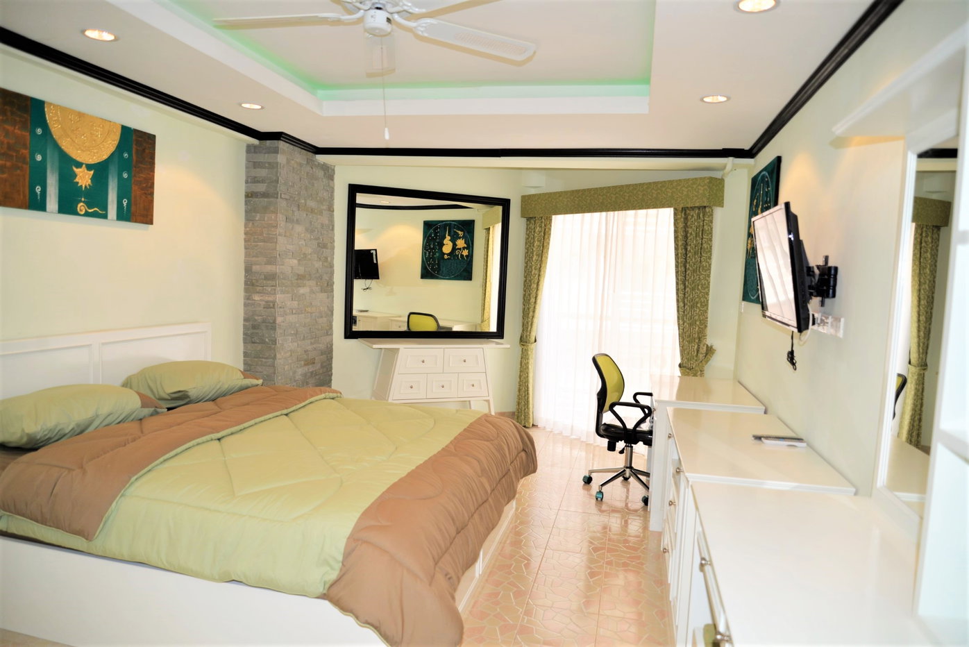 รูป 1 Bed Condo for Rent at Jomtien Beach Condominium in Pattaya - รูปที่ 12/13